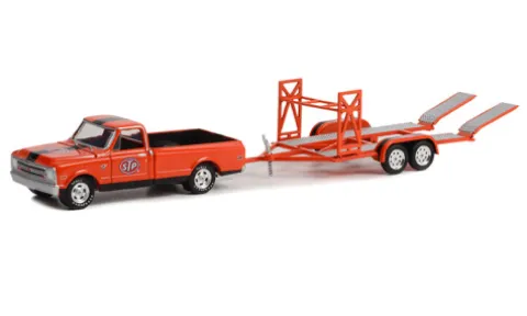 Chevrolet C-10 Pick Up, orange, 1968, STP, 1:64, Greenlight