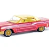 Chevrolet Impala Lowrider, pink/gelb, 1963, 1:64, Greenlight
