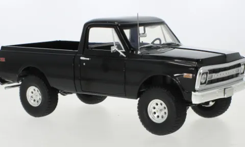 Chevrolet K-10 4x4, schwarz, 1970, 1:18, ACME