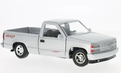 Chevrolet 1500 Pick Up 454 SS, silber, 1992, 1:24, Motormax