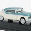 Chrysler New Yorker Deluxe Coupe St.Regis, weiss/türkis, 1955, 1:87, Oxford