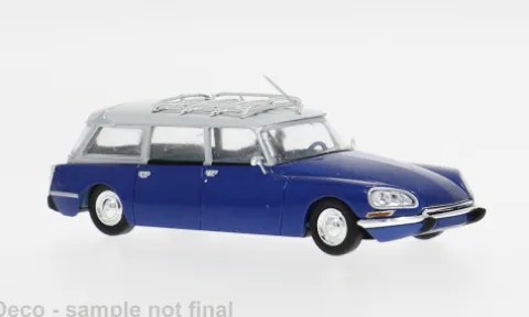 Citroen DS Break, blau, 1967, 1:87, Brekina