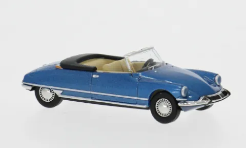 Citroen DS 19 Cabriolet, blau, 1963, 1:87, Brekina