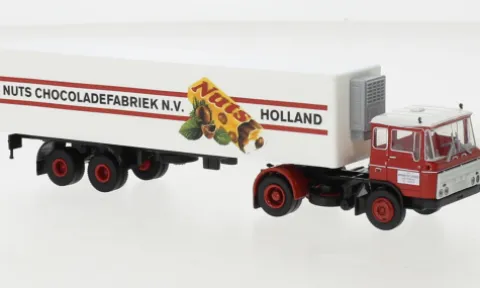 DAF FT 2600 Kühlkoffer-SZ, 1962, RSK - Nuts, 1:87, Brekina