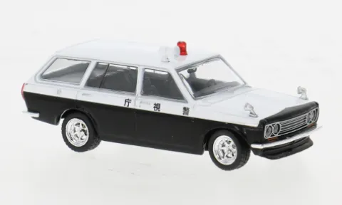 Datsun Bluebird 510, Polizei Japan, 1:64, Tarmac Works