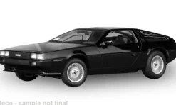 DeLorean DMC 12, schwarz, 1981, 1:18, Sun Star