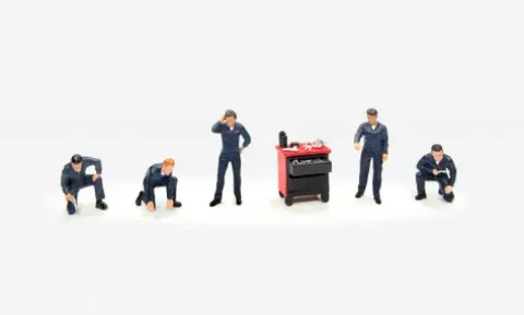 Diorama Figure set *Mechanics 5*, 1:64, American Diorama