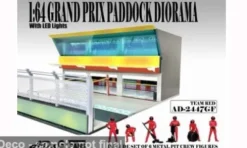 Diorama Grand Prix Paddock Diorama Team Red, 1:64, American Diorama
