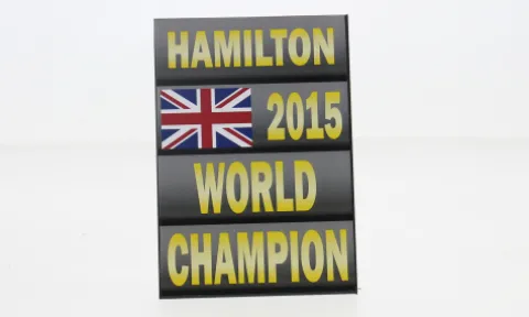 Diorama Lewis Hamilton, 2015, 1:18, Cartrix