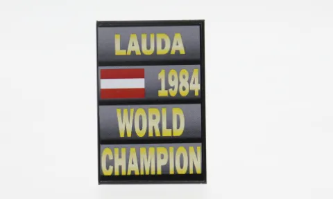 Diorama Niki Lauda, 1984, 1:43, Cartrix