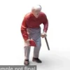 Diorama Old Biff Tannen, Back To The Future II, 1:24, Cartrix