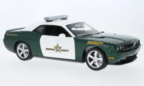 Dodge Challenger R/T, 2009, Broward County Sheriff, 1:18, ACME