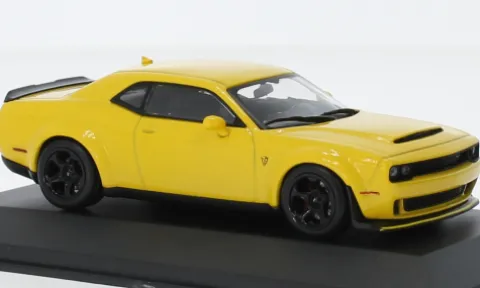 Dodge Challenger SRT Demon V8 6.2, gelb, 2018, 1:43, Solido