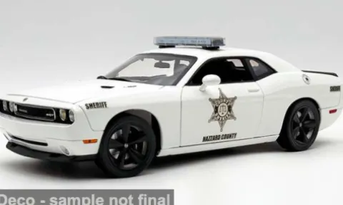 Dodge Challenger SRT 8, 2010, Hazzard County Sheriff, 1:18, ACME