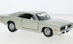 Dodge Charger R/T, silber, 1969, 1:24, Maisto