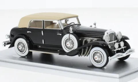 Duesenberg Model J Torpedo Berline di Rollston, schwarz/beige, 1932, 1:43, Kess
