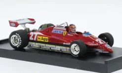 Ferrari 126C2 turbo, Formel 1, GP San Marino, 1982, #27, G.Villeneuve, 1:43, Brumm