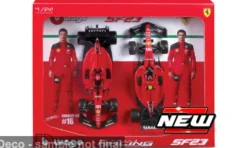 Ferrari 2er-Set: SF-23, 2023, C.Leclerc/C.Sainz, 1:24, Bburago