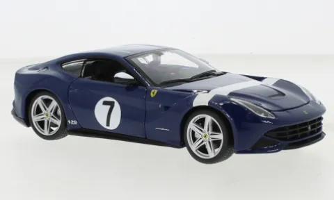 Ferrari F12 Berlinetta, dunkelblau/weiss, 1:24, SpecialC.-124