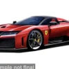 Ferrari F80, rot, 1:24, Bburago