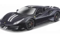 Ferrari 488 Pista, dunkelblau/silber, 2018, 1:24, Bburago