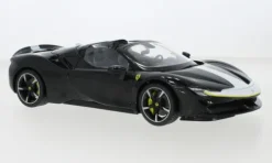 Ferrari SF90 Stradale, schwarz/weiss, 1:18, Bburago