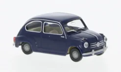 Fiat 600, dunkelblau, 1955, 1:87, Wiking