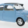 Fiat 500 F Custom, hellblau, 1968, 1:12, KK Scale