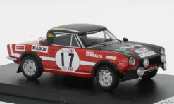 Fiat 124 Spider, rot/schwarz, Tap Rally 1973, 1973, #17, M.Figueredo/C.Barata, 1:43, Trofeu