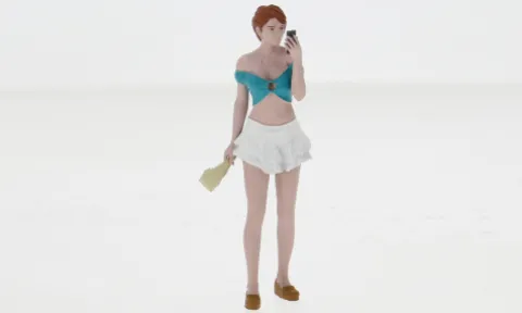 Figur Ada, blue/white, 1:24, Atlantic