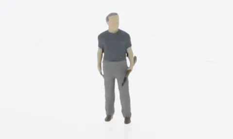 Figur Clint Eastwood, 1:64, Cartrix