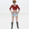 Figur Cora, red/blue, 1:18, Atlantic
