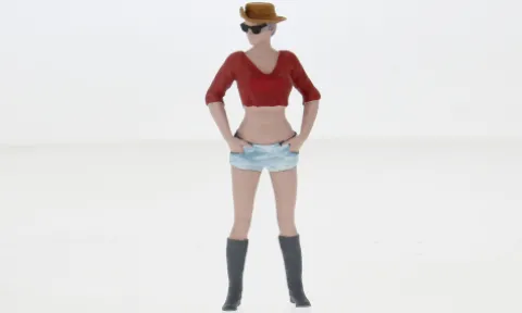 Figur Cora, red/blue, 1:18, Atlantic