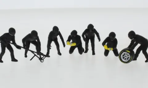 Figuren F1 Pit Crew, 1:43, American Diorama