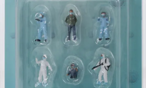 Figuren Hazmat Crew, 1:64, American Diorama