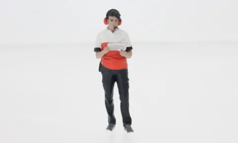 Figuren Race Crew 3, 1:24, American Diorama