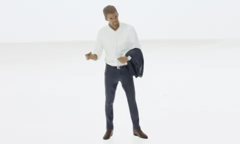 Figur Gentlemen's Club-1, 1:24, American Diorama