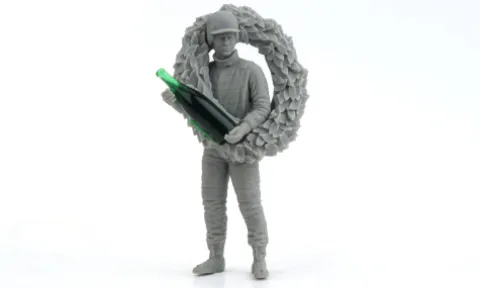 Figur Gilles Villeneuve, 1981, 1:43, Brumm
