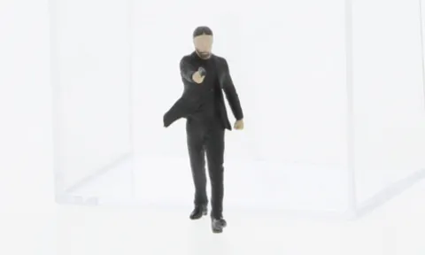 Figur John Wick, 1:64, Cartrix