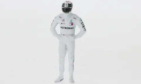 Figur Lewis Hamilton, 2017, 1:43, Cartrix