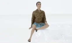 Figur Seated Couple Series III - Figure A, 1:24, American Diorama