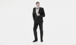 Figur Steve, black/white, 1:43, Atlantic