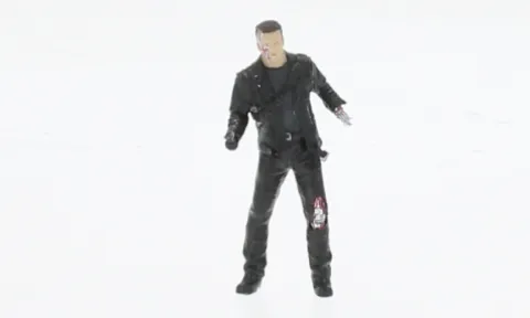 Figur T-800 b, Terminator 2 - Judgment Day, 1:43, Cartrix