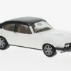 Ford Capri, weiss/schwarz, 1:87, Herpa