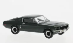 Ford Mustang Fastback, dunkelgrün, 1968, 1:87, Brekina