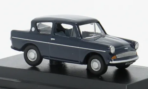 Ford Anglia, dunkelblau, 1:76, Oxford