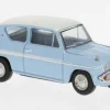 Ford Anglia, hellblau/weiss, 1959, 1:87, Brekina