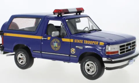 Ford Bronco XLT, 1996, New York State Police, 1:18, Greenlight