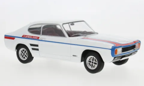 Ford Capri MK I GT, weiss/Dekor, 1970, 1:18, MCG