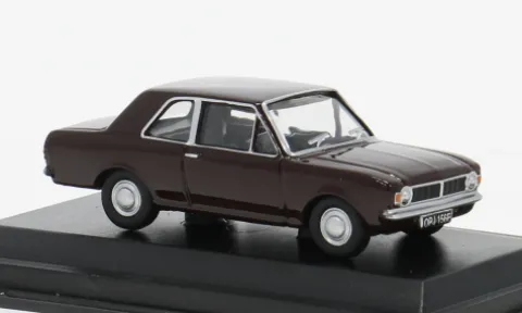 Ford Cortina MkII, dunkelrot, 1:76, Oxford